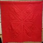 Black & White And Red Allover By Mary Eberhard