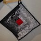 Black White & One Red Square By Kathryn Weiss